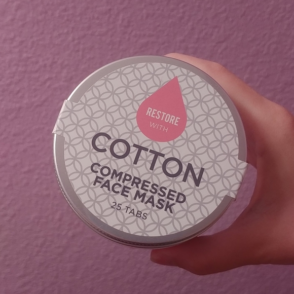 4/$15 🌻 Cotton Compressed Sheet Face Masks - 100% Natural - Picture 4 of 6